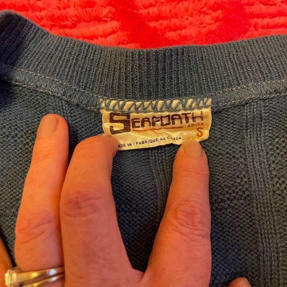Vintage Seaforth cardigan - S. Teal - Picture 4 of 5